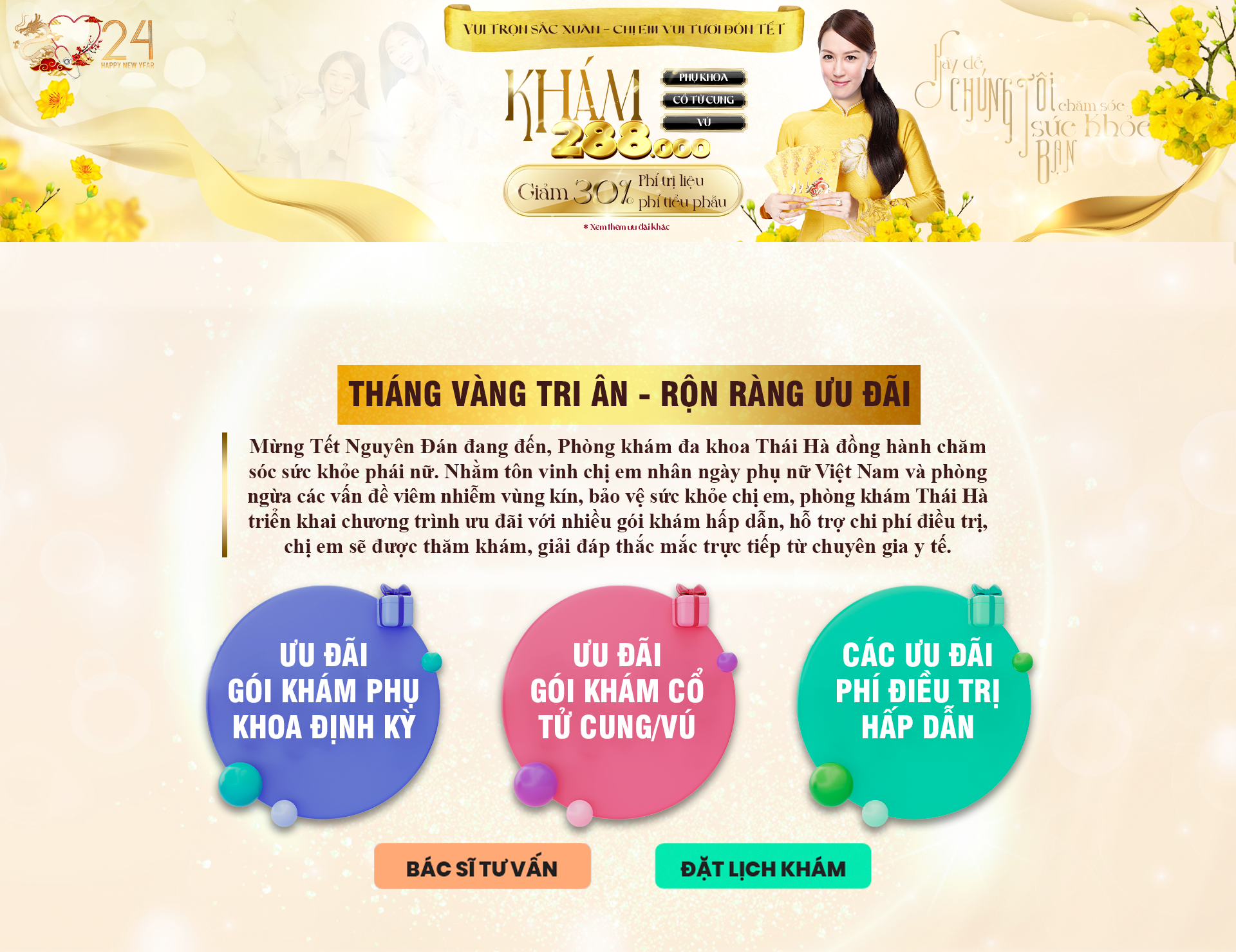 Ưu Đãi Gói Khám Phụ Khoa